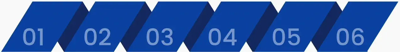 Admission Process steps 01 to 06