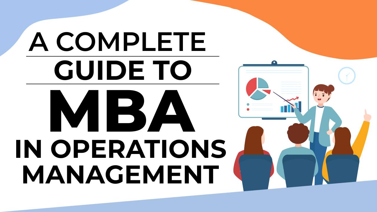 MBA in operations management​